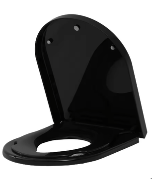 D-Vormige Familie WC-Bril met Magnetisch Kinderzitje – Soft-Close en Quick Release