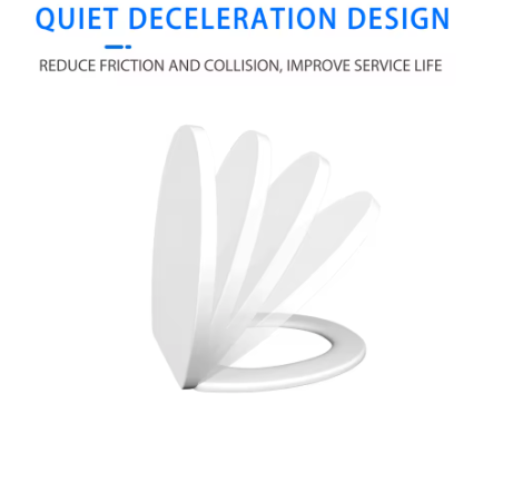 Ovale WC-Bril met Soft-Close – Quick Release, Topmontage en 360° Verstelbare Scharnieren