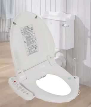 Slim Douchetoilet met Elektrisch Verwarmde Zitting – Deluxe Bidetfunctie, Instelbare Temperatuur en Luchtdroger (AC 220V)