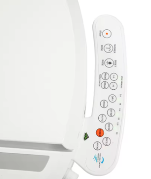 Slim Douchetoilet met Elektrisch Verwarmde Zitting – Deluxe Bidetfunctie, Instelbare Temperatuur en Luchtdroger (AC 220V)