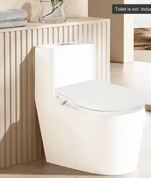 Niet-Elektrische Toiletbril met Dubbel Mondstuksysteem – Voor- en Achterwas, Soft-Close Demping en Ergonomische Zitting