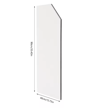 Fenol Laminaat Urinoir Scheidingswand met RVS Beugels – Wandmontage, Commerciële Toiletten