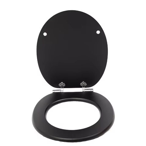 Toiletbril met Soft-Close en Quick Release – MDF Toiletdeksel met Decoratief Motief