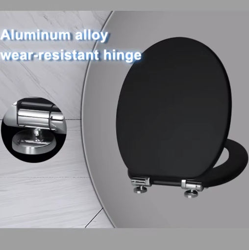 Toiletbril met Soft-Close en Quick Release – MDF Toiletdeksel met Decoratief Motief