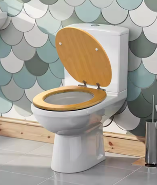 Toiletbril met Soft-Close – MDF WC-Zitting met Snelsluiting en Universele Pasvorm