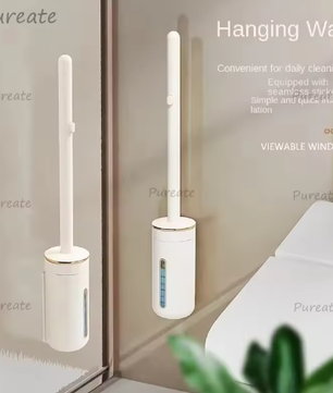 Wegwerp Toiletborstel Wandgemonteerd – Vervangbare Kop voor WC Reiniging