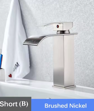 Moderne Badkamer Wastafelkraan – Enkele Handgreep Mixer