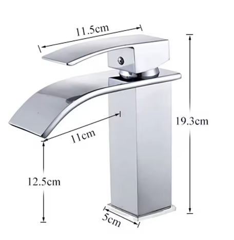 Moderne Badkamer Wastafelkraan – Enkele Handgreep Mixer