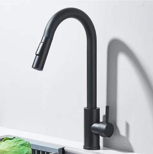 Uittrekbare Aanrechtkraan – 2 Functies, Mengkraan Warm en Koud, Enkele Hendel