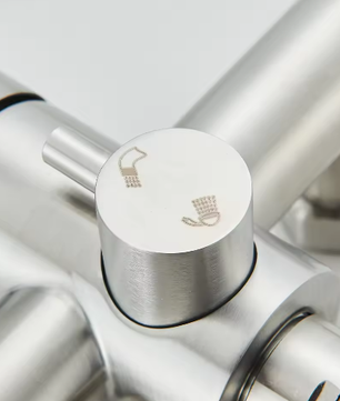 Keukenkranen Roestvrij Staal – Wandmontage Mengkraan met Spuitpistool