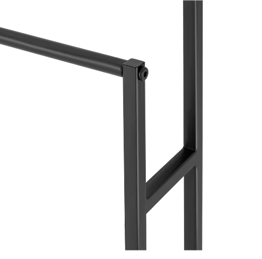 Vrijstaand Handdoekenrek met 3 Niveaus – Verstelbare Hoogte, Staal en IJzer, Modern Design