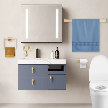 Roestvrijstalen Badkamerhanddoekset – Wandorganizer met 2 Haken