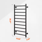 Elektrisch Handdoekverwarmer Rek – Wandmontage, 5 Temperatuurstanden