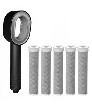 Luxe Douchefilter – Hoogwaardig Koolstofvezel Waterfilter voor Chloor en Hard Water