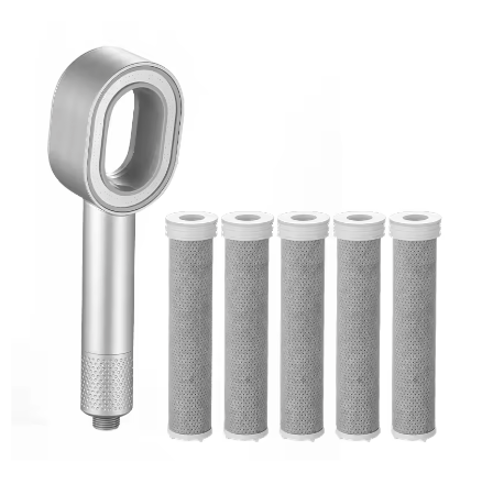 Luxe Douchefilter – Hoogwaardig Koolstofvezel Waterfilter voor Chloor en Hard Water