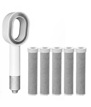 Luxe Douchefilter – Hoogwaardig Koolstofvezel Waterfilter voor Chloor en Hard Water