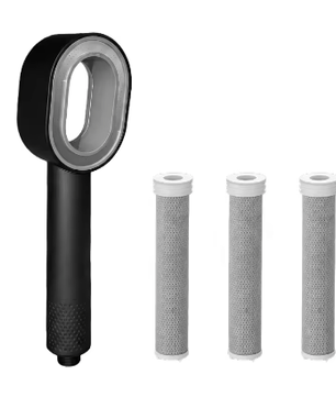 Luxe Douchefilter – Hoogwaardig Koolstofvezel Waterfilter voor Chloor en Hard Water