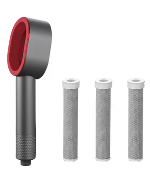 Luxe Douchefilter – Hoogwaardig Koolstofvezel Waterfilter voor Chloor en Hard Water