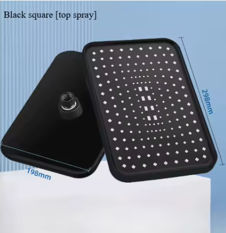 Grote Regendouchekop 30 cm – Hogedruk Topdouche 360° Draaibaar en Waterbesparend