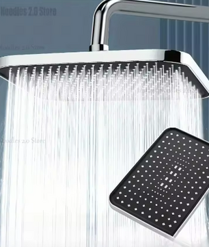 Grote Regendouchekop 30 cm – Hogedruk Topdouche 360° Draaibaar en Waterbesparend