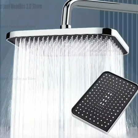 Grote Regendouchekop 30 cm – Hogedruk Topdouche 360° Draaibaar en Waterbesparend