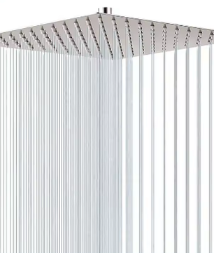 Ultradunne Regendouchekop 40,6 cm – RVS, Grote Waterstroom