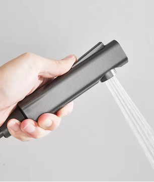 Zwarte Digitale Doucheset met Display – Regendouche, Handdouche en Bidet