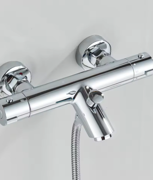 Thermostatische Douchekranen Set – Badkamer Mengkraan met Warm en Koud