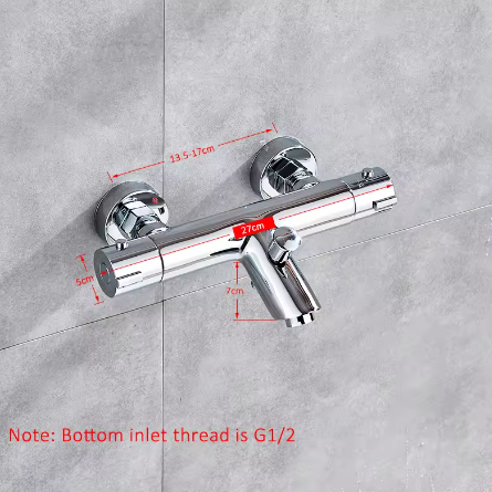 Thermostatische Douchekranen Set – Badkamermengkraan Warm en Koud