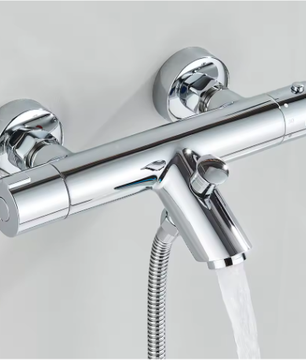 Thermostatische Douchekranen Set – Badkamer Mengkraan met Warm en Koud