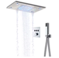 Thermostatische Douchekraan Set – LED Regenwaterval en Plafondmontage Bad Douchesysteem