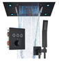 Thermostatische Douchekraan Set – LED Regenwaterval en Plafondmontage Bad Douchesysteem
