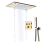 Thermostatische Douchekraan Set – LED Regenwaterval en Plafondmontage Bad Douchesysteem