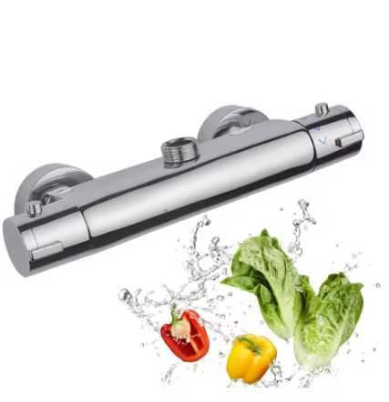 Thermostatische Douchemengkraan – Anti-Burn Veiligheidsknop 38°C