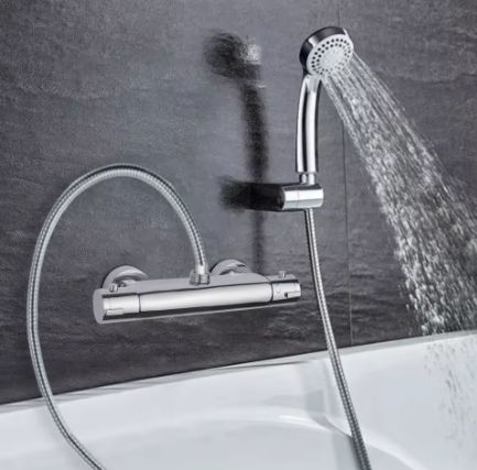 Thermostatische Douchemengkraan – Anti-Burn Veiligheidsknop 38°C