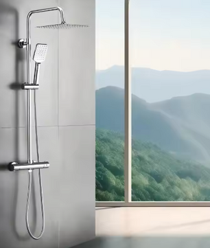 Douchesysteem Thermostaat – 10 Inch Regendouche en Verstelbare Muurbevestiging