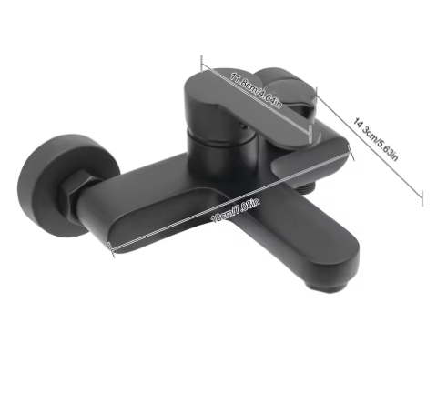 Badkamer Douchekraan Eengreeps Wandmontage met Mengkraan