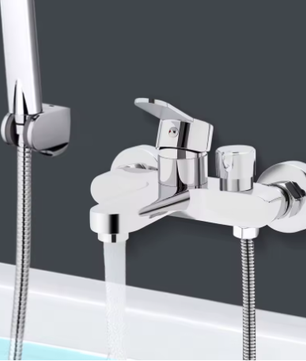 Badkamer Douchekraan Eengreeps Wandmontage met Mengkraan