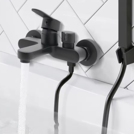 Badkamer Douchekraan Eengreeps Wandmontage met Mengkraan