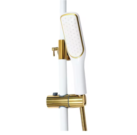 Gouden Badkamer Doucheset Wandmontage met Regendouche en Handdouche