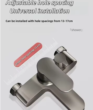 Massief Messing Douchekraan Mengkraan Set 3-Weg Badkamer