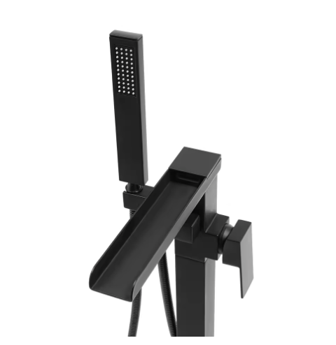 Vrijstaande Badkraan met Handdouche en 360° Draaibare Uitloop