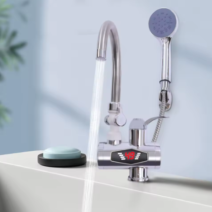 360° Elektrische Instant Warmwaterkraan met Douche