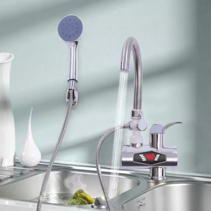 360° Elektrische Instant Warmwaterkraan met Douche