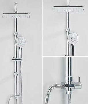 Regendouchesysteem met Handdouche voor Bad en Douche