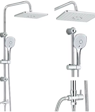 Regendouchesysteem met Handdouche voor Bad en Douche