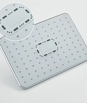 Chroom Douchekraan Set – Wandmontage Regendouche en Douchekolom Mengkraan