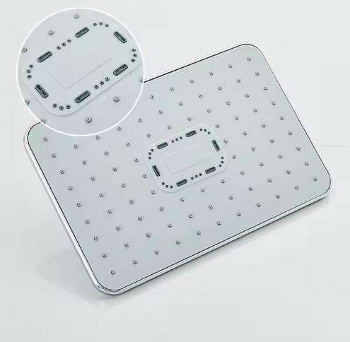 Chroom Douchekraan Set – Wandmontage Regendouche en Douchekolom Mengkraan