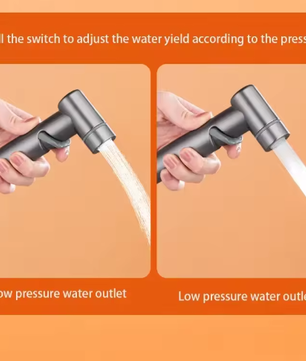 Hygiënische Douche Bidet Set – Dubbele Uitlaat Hoekstopkraan en Toiletsproeier