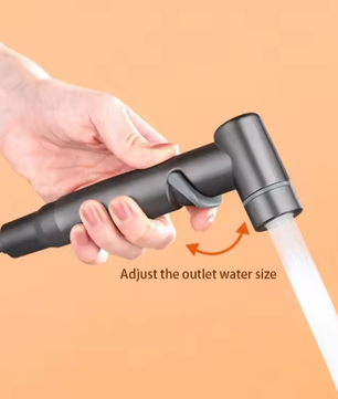 Hygiënische Douche Bidet Set – Dubbele Uitlaat Hoekstopkraan en Toiletsproeier